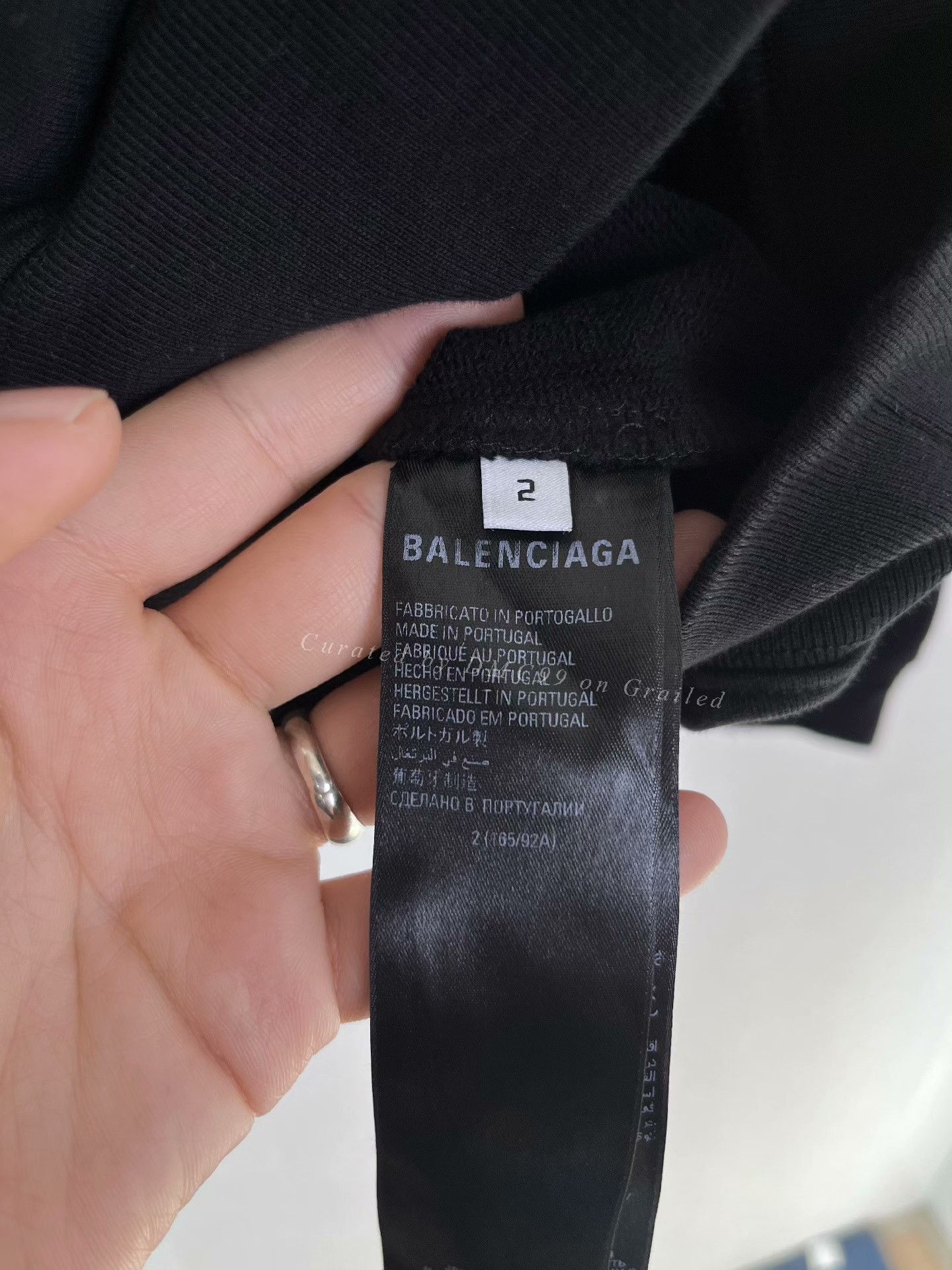 Balenciaga Balenciaga 23AW Solid Logo Oversized Unisex Hoodie Size US M / EU 48-50 / 2 - 4 Thumbnail