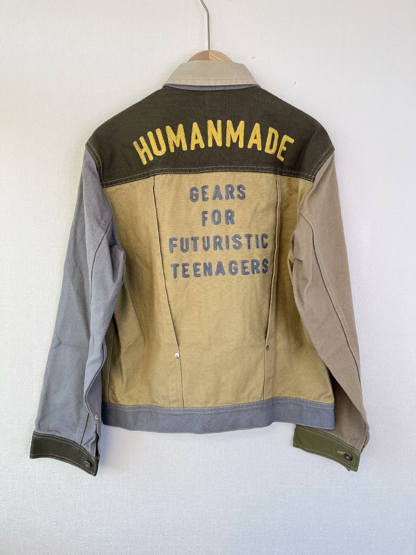 Human Made Human Made 19AW Embroidered Denim Work Jacket Size US L / EU 52-54 / 3 - 2 Thumbnail