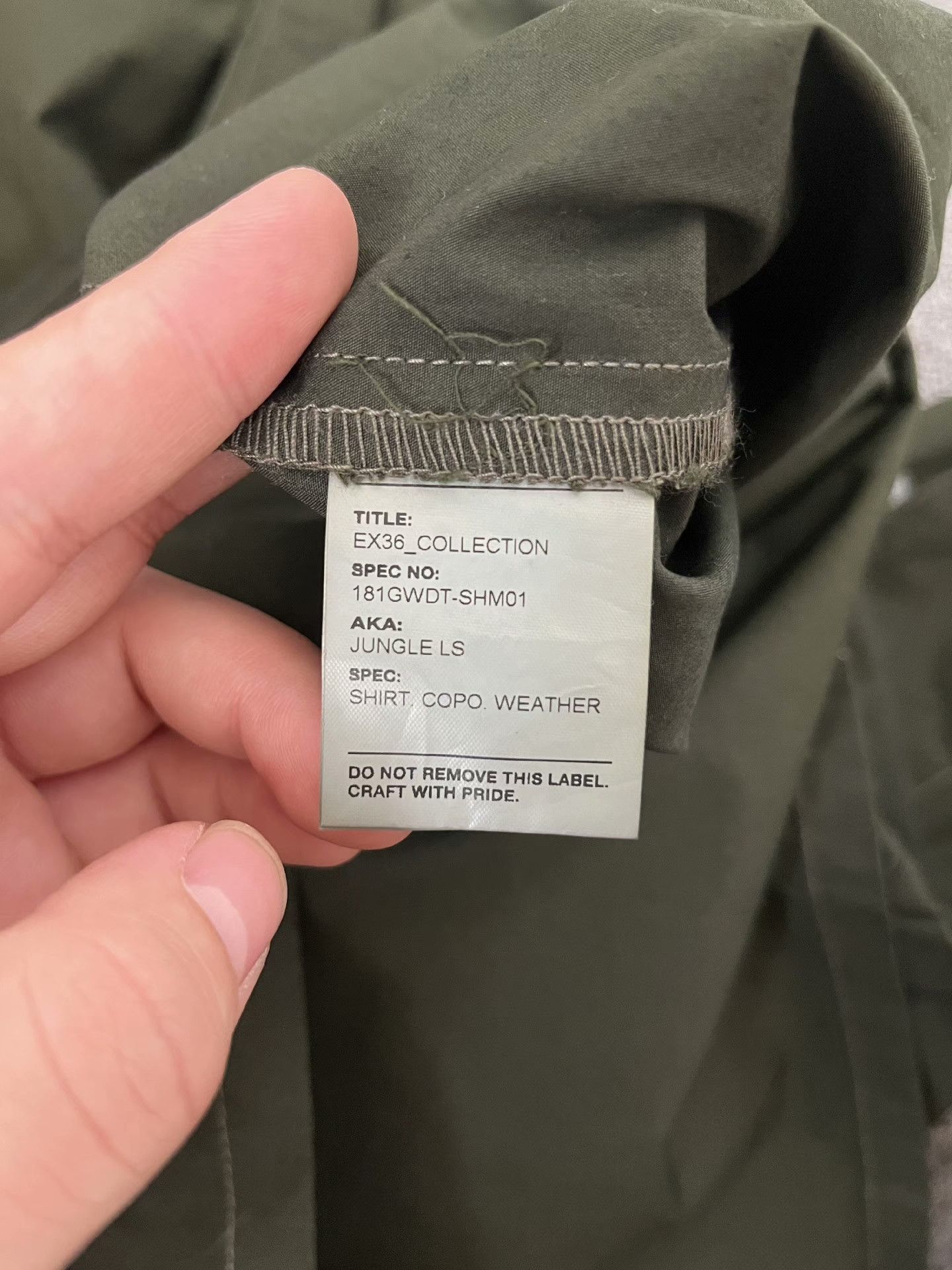 Wtaps WTAPS Jungle LS 18SS Four-Pocket Shirt Size US L / EU 52-54 / 3 - 6 Thumbnail