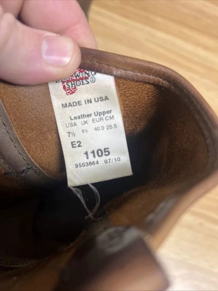 Red Wing Red Wing 1105 Work Boots Size US 7.5 / EU 40-41 - 4 Thumbnail