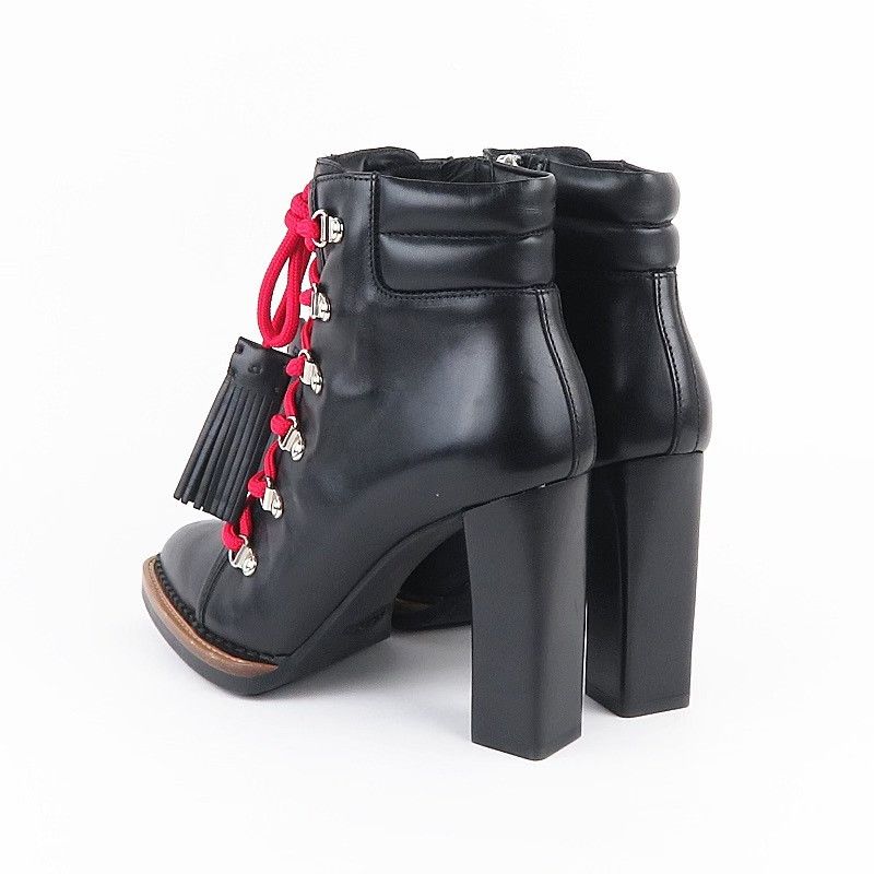 Tod's Tod's Women's Red Lace High Heels Size US 5 / IT 35 - 2 Thumbnail