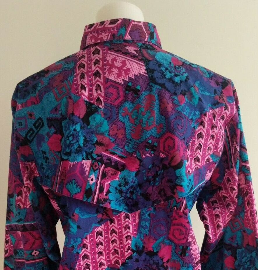 Wrangler Wrangler Vintage Navajo Print Shirt Size L / US 10 / IT 46 - 6 Thumbnail