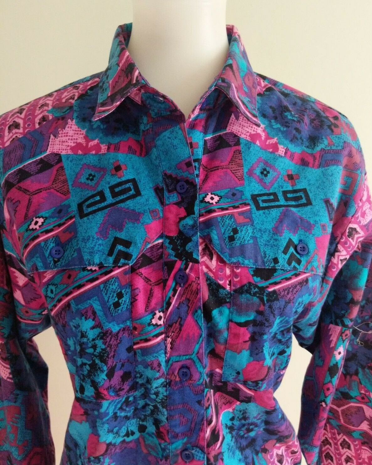 Wrangler Wrangler Vintage Navajo Print Shirt Size L / US 10 / IT 46 - 5 Thumbnail