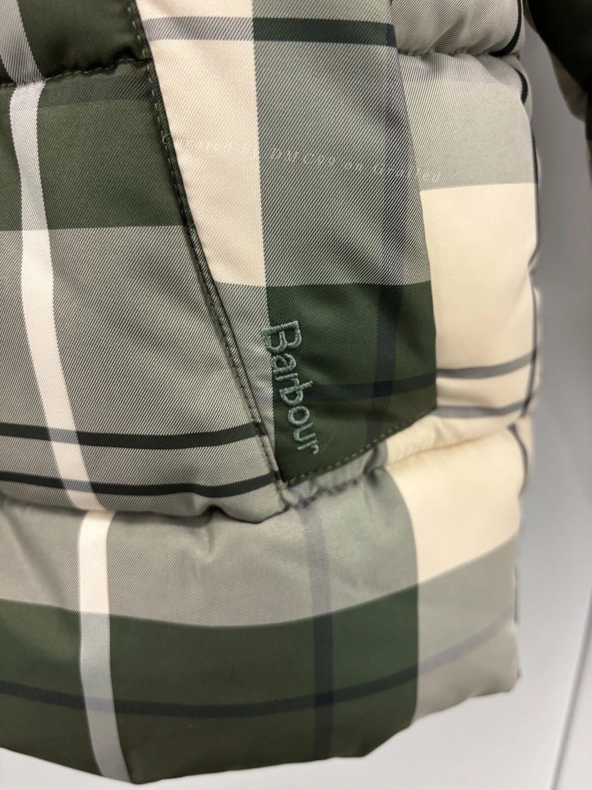 Barbour Barbour Classic Plaid Green Down Jacket Size S / US 4 / IT 40 - 3 Thumbnail