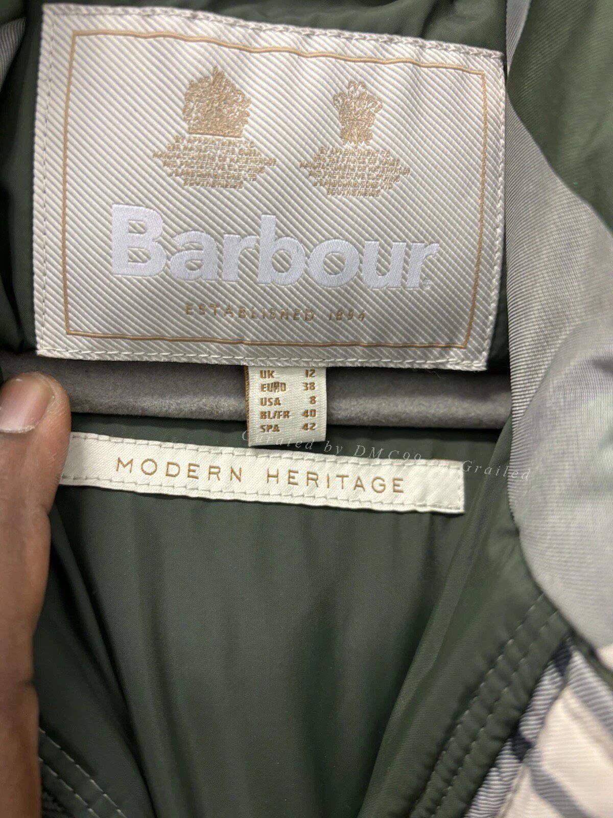 Barbour Barbour Classic Plaid Green Down Jacket Size S / US 4 / IT 40 - 4 Thumbnail