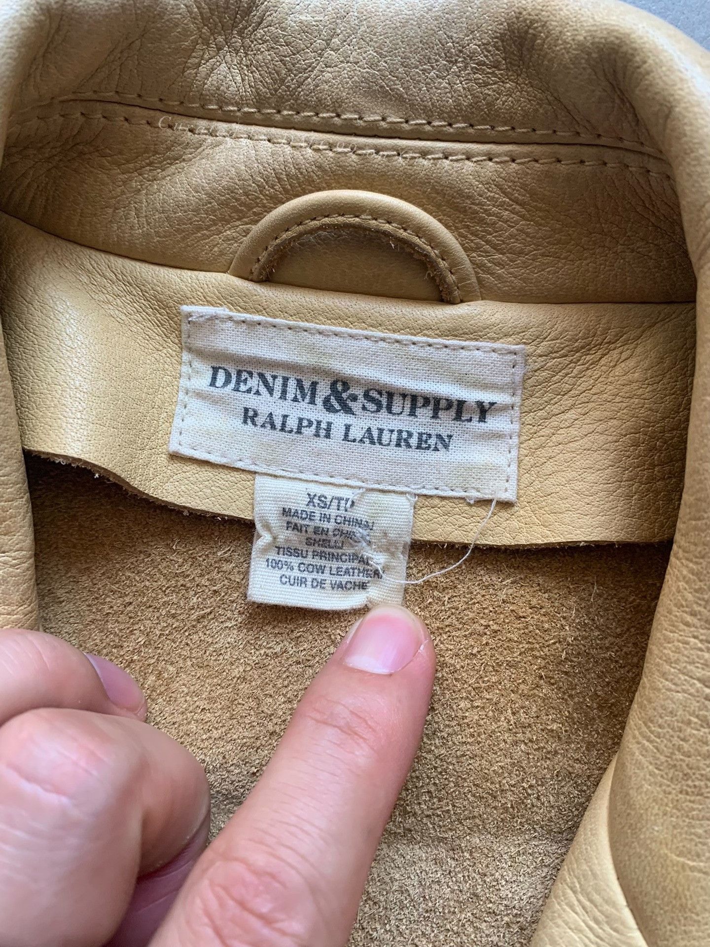 Denim & Supply Ralph Lauren RALPH LAUREN DENIM & SUPPLY Vintage Leather Vest Size XS / US 0-2 / IT 36-38 - 3 Thumbnail