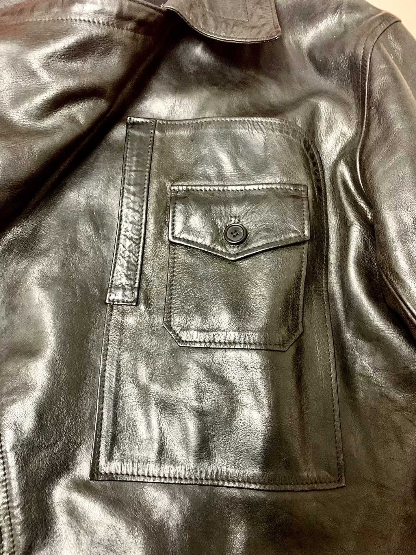 Belstaff Belstaff Men's The Aviator Leather Flight Jacket Size US M / EU 48-50 / 2 - 3 Thumbnail