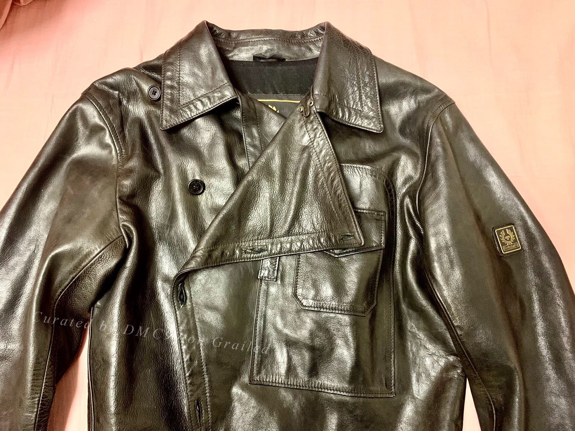 Belstaff Belstaff Men's The Aviator Leather Flight Jacket Size US M / EU 48-50 / 2 - 2 Thumbnail