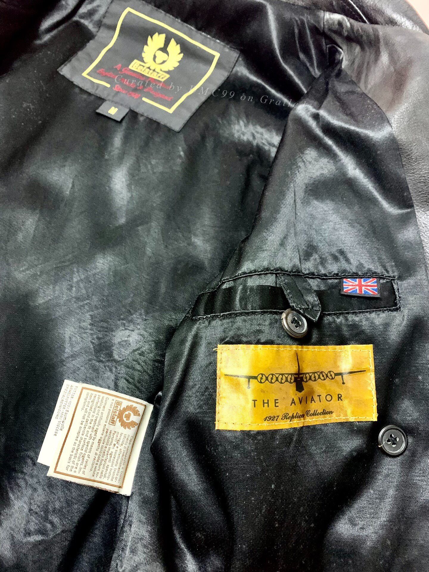 Belstaff Belstaff Men's The Aviator Leather Flight Jacket Size US M / EU 48-50 / 2 - 6 Thumbnail
