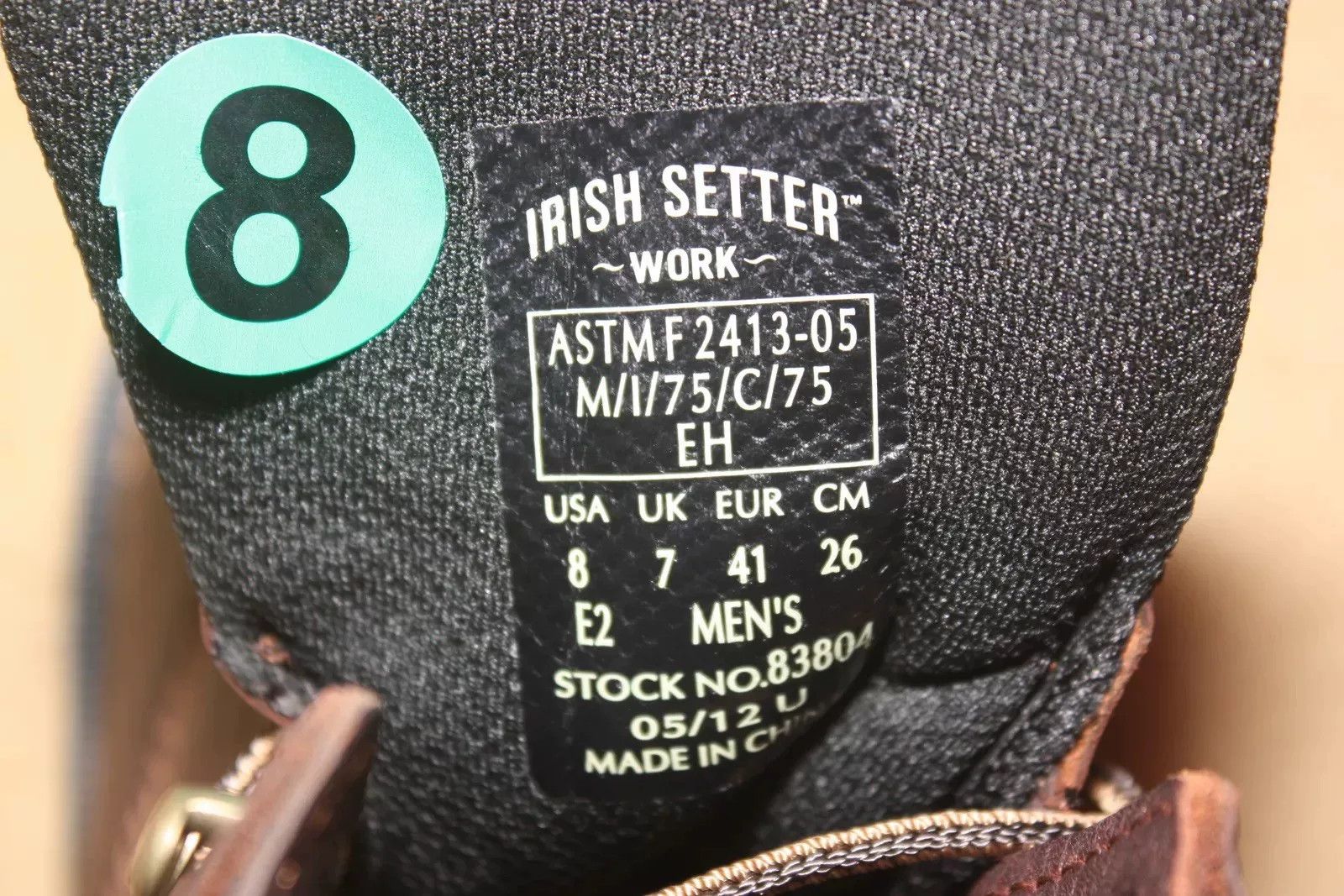 Red Wing Red Wing Men's Irish Setter 8-inch Work Boot Size US 8 / EU 41 - 5 Thumbnail