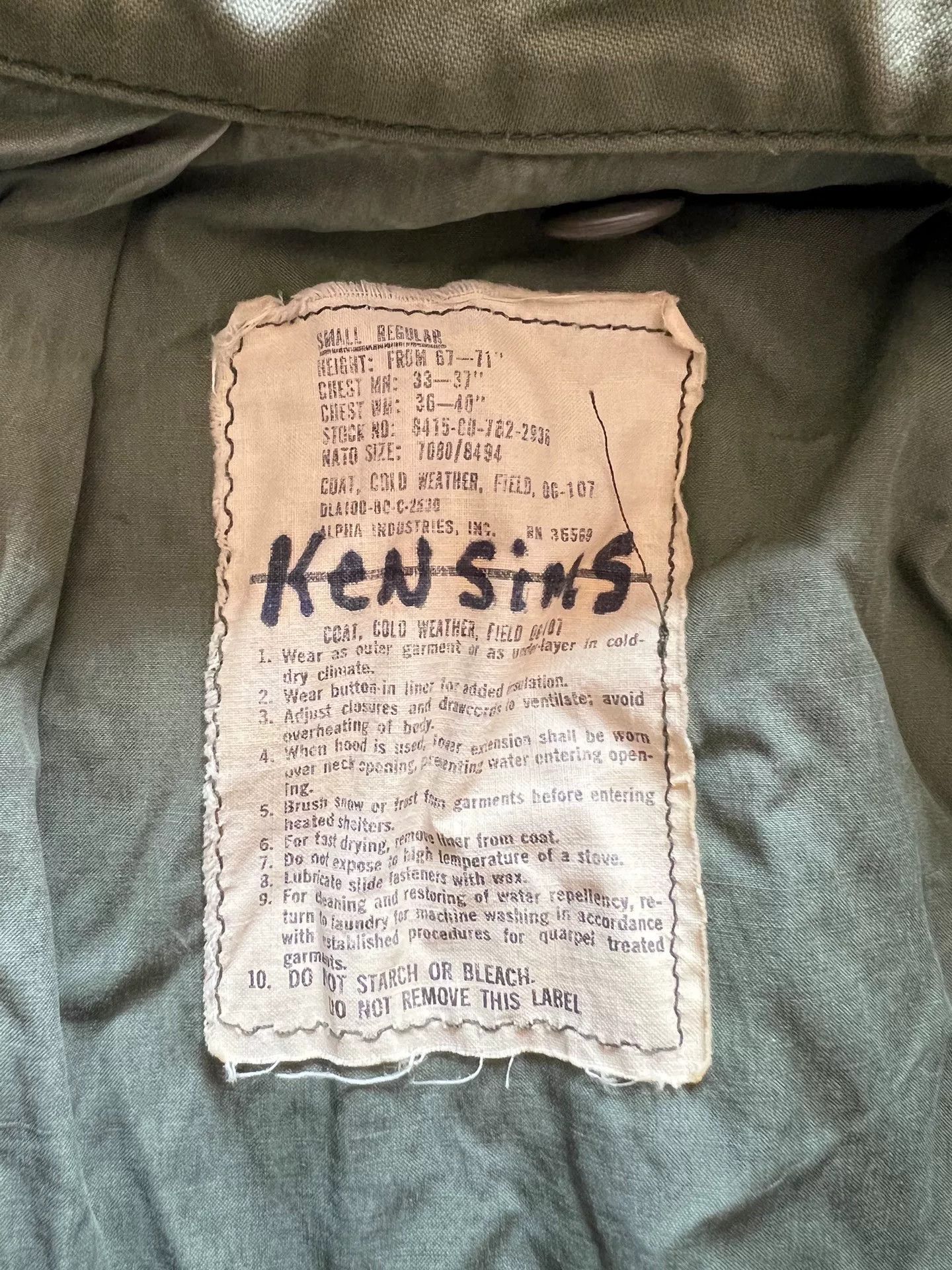 Alpha Industries US Military M65 Jacket Size US S / EU 44-46 / 1 - 4 Thumbnail
