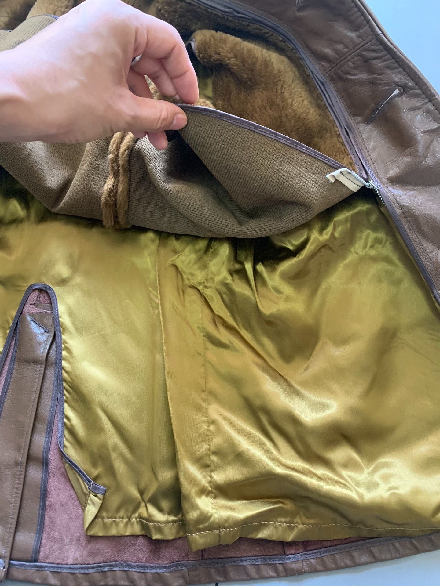 Vintage Vintage Schott Rare Leather Jacket Size US XXS / EU 40 - 8 Thumbnail
