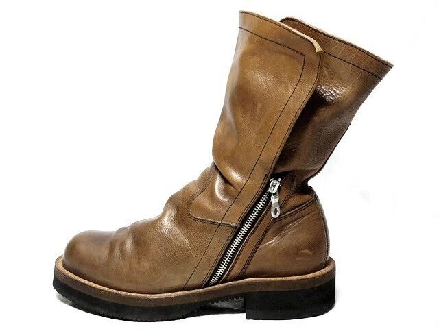 Maison MIHARA YASUHIRO Mihara Yasuhiro Brown Men's High-Top Rollable Boots Size US 9 / EU 42 - 2 Thumbnail