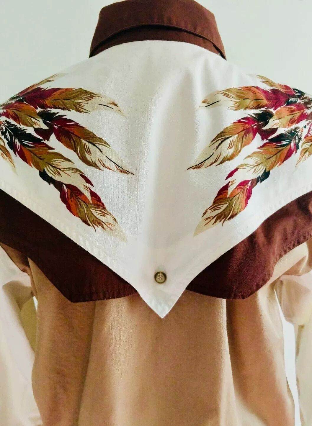 Vintage Adobe Rose Western Cowboy Shirt Size M / US 6-8 / IT 42-44 - 7 Thumbnail