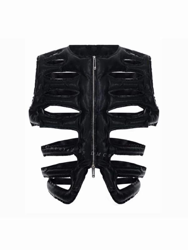 Vintage Y2K Spider Design Down Vest Size US L / EU 52-54 / 3 - 5 Thumbnail