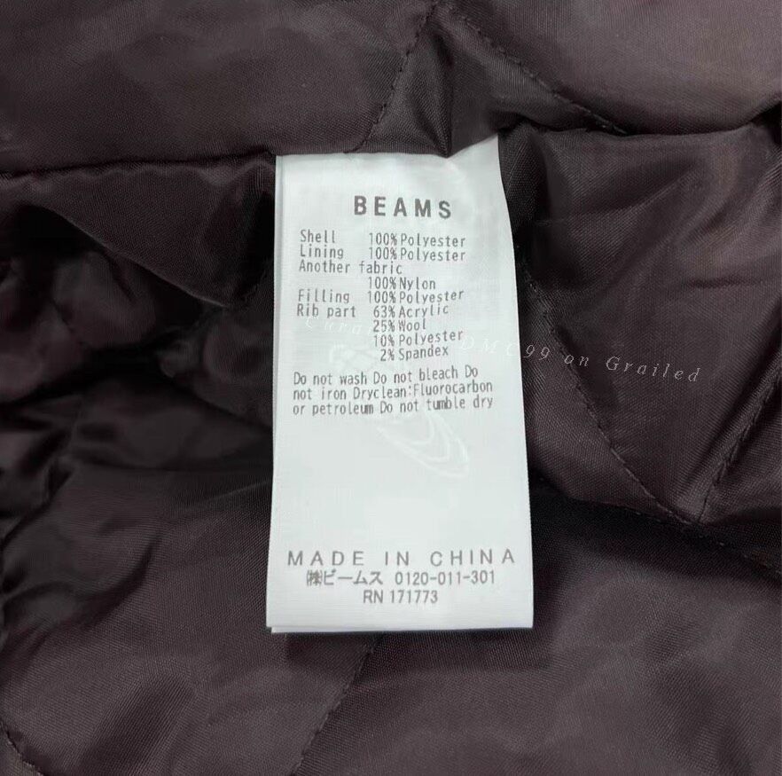 Beams Japan BEAMS Wide Faux Fur Baseball Jacket Size US M / EU 48-50 / 2 - 7 Thumbnail