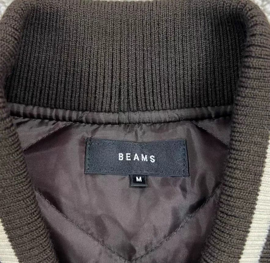 Beams Japan BEAMS Wide Faux Fur Baseball Jacket Size US M / EU 48-50 / 2 - 5 Thumbnail