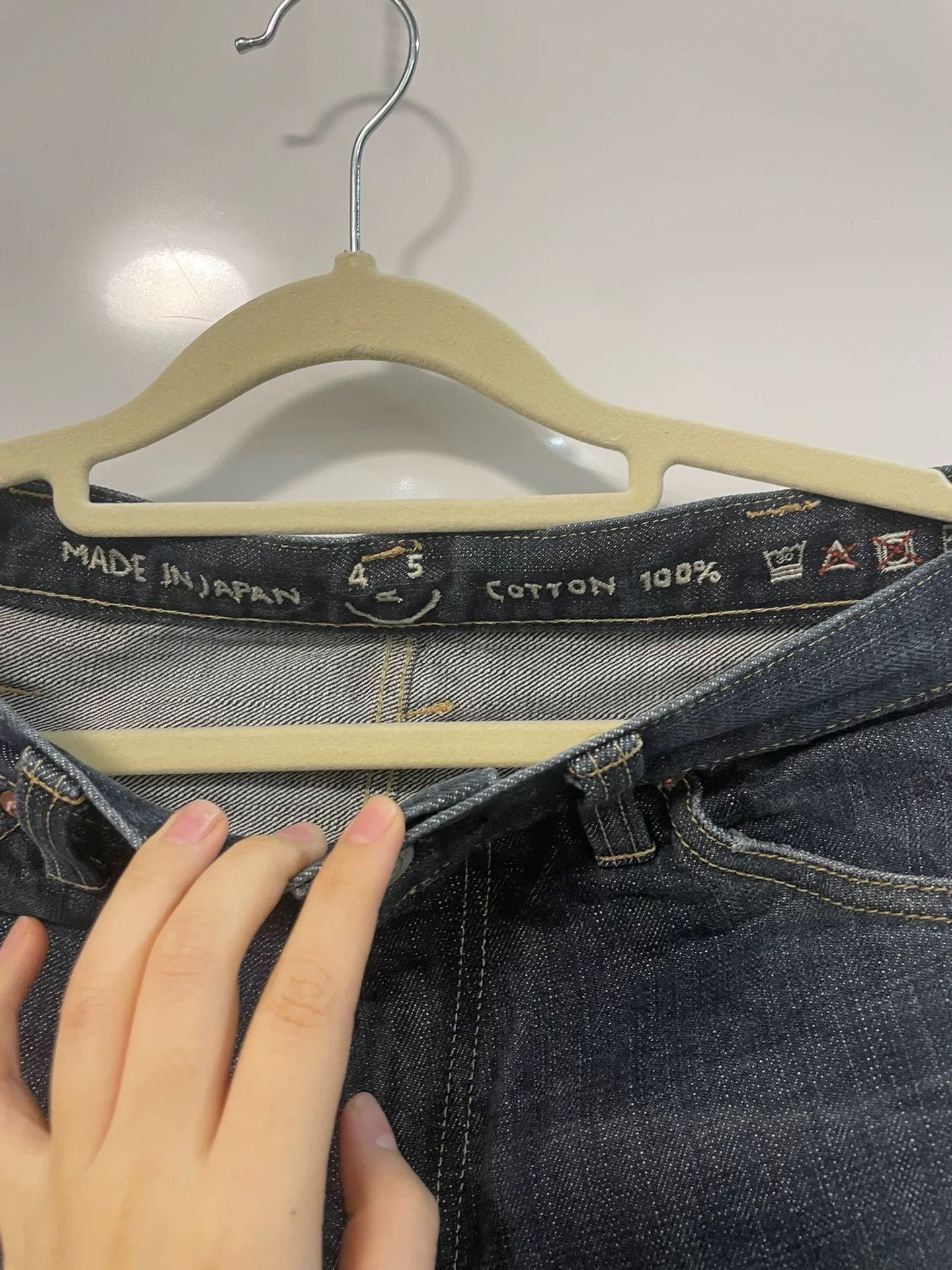 45rpm 45R 5-Pocket Indigo Casual Jeans Size US 29 - 3 Thumbnail