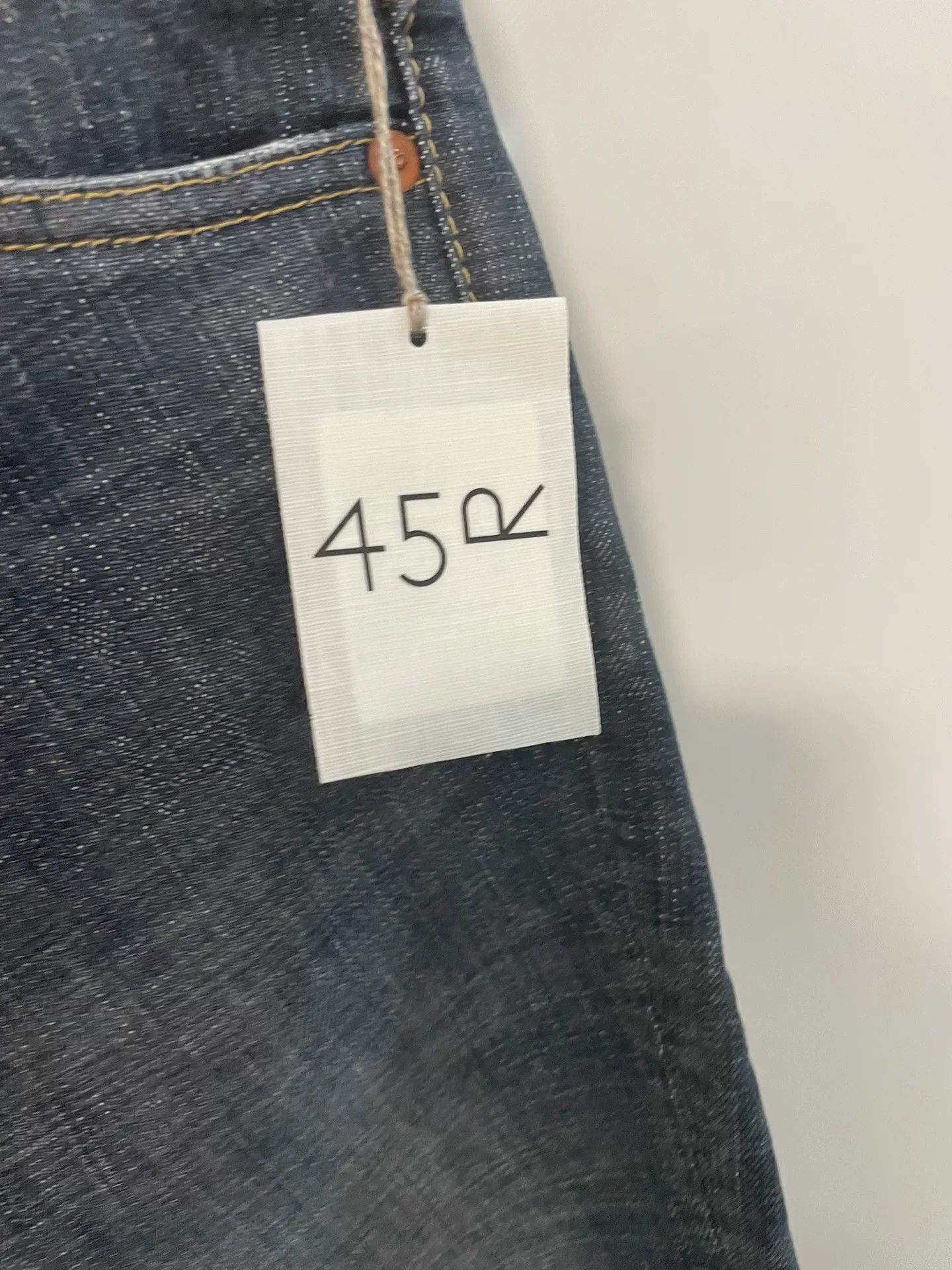 45rpm 45R 5-Pocket Indigo Casual Jeans Size US 29 - 2 Thumbnail