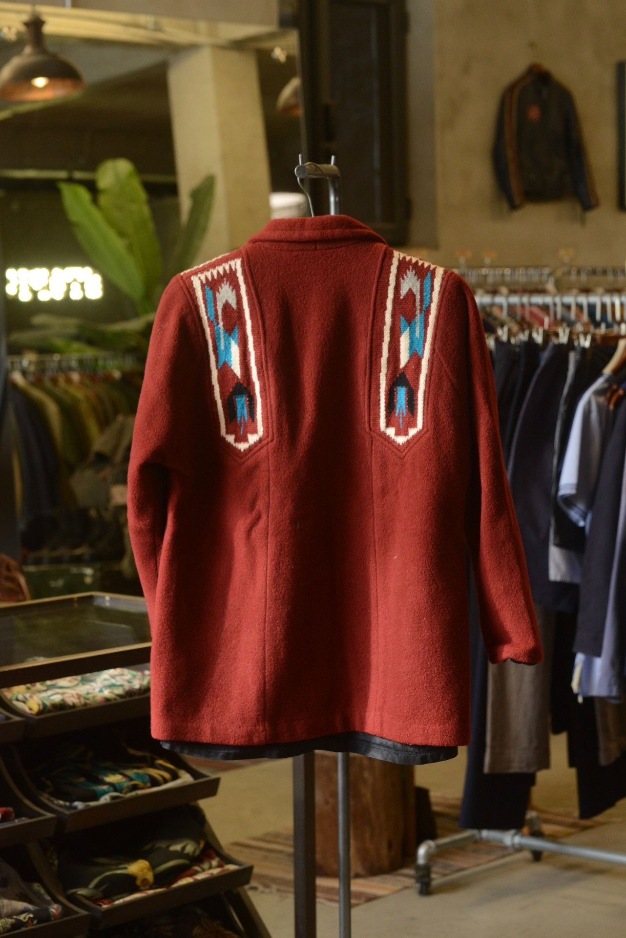 Rockmount Ranch Wear Pioneer Wear 1980s Chimayo Wool Jacket Size US L / EU 52-54 / 3 - 4 Thumbnail