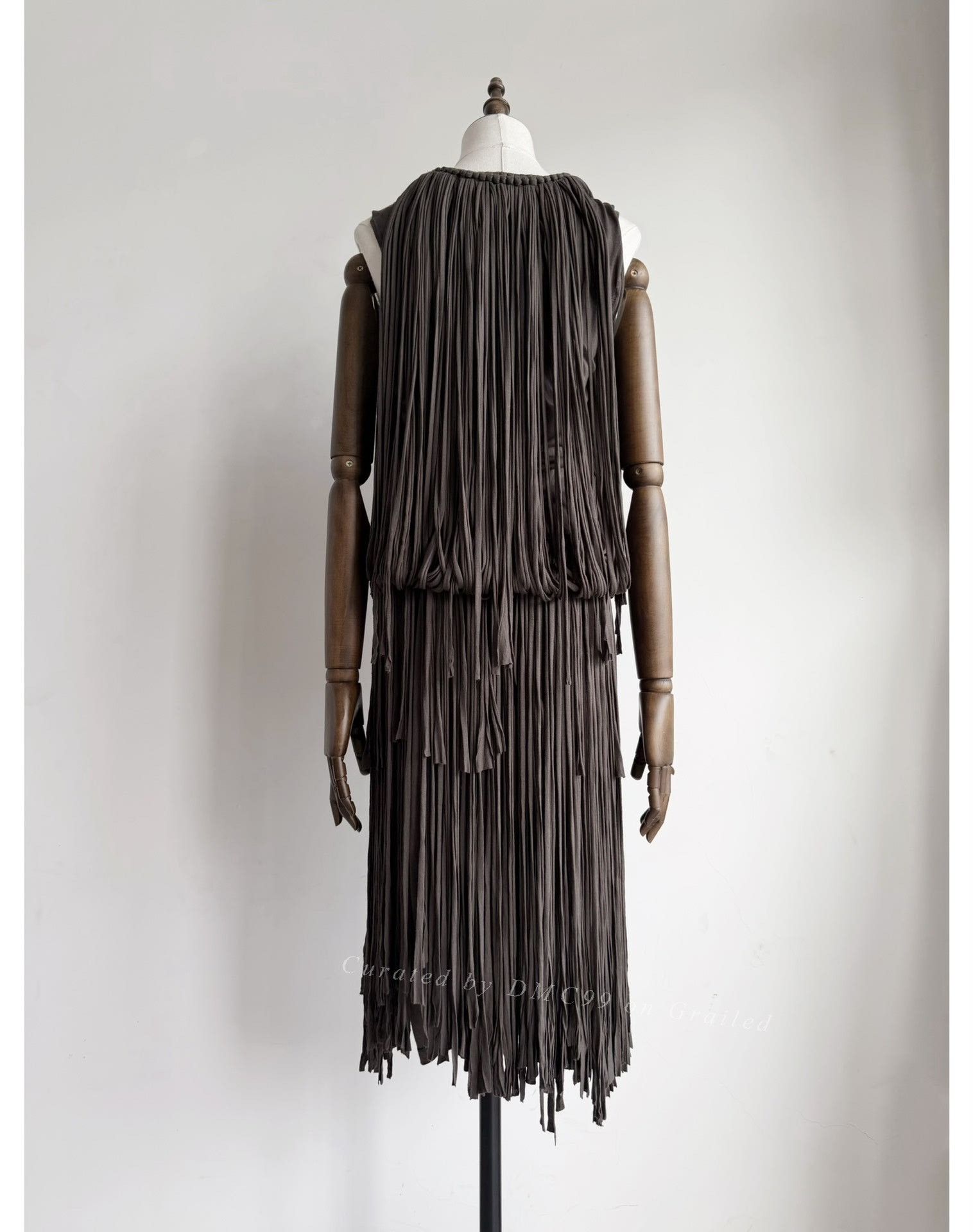 Lanvin Lanvin Alber Elbaz Sleeveless Fringe Dress Size XS / US 0-2 / IT 36-38 - 6 Thumbnail