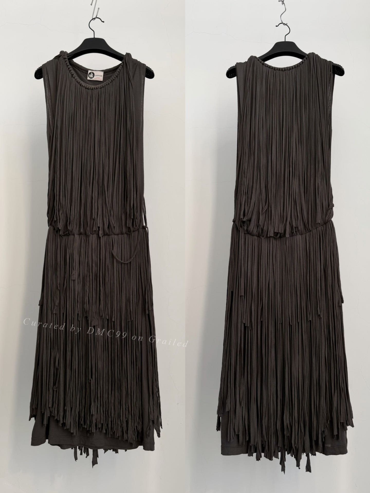 Lanvin Lanvin Alber Elbaz Sleeveless Fringe Dress Size XS / US 0-2 / IT 36-38 - 8 Thumbnail