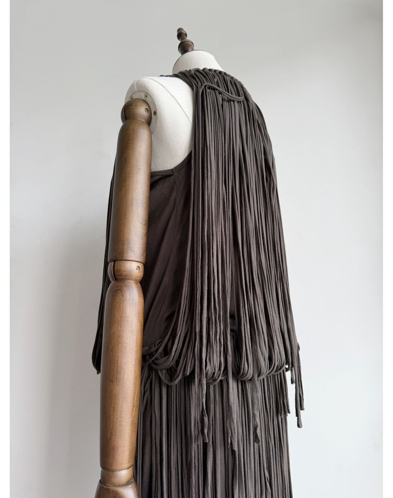 Lanvin Lanvin Alber Elbaz Sleeveless Fringe Dress Size XS / US 0-2 / IT 36-38 - 5 Thumbnail