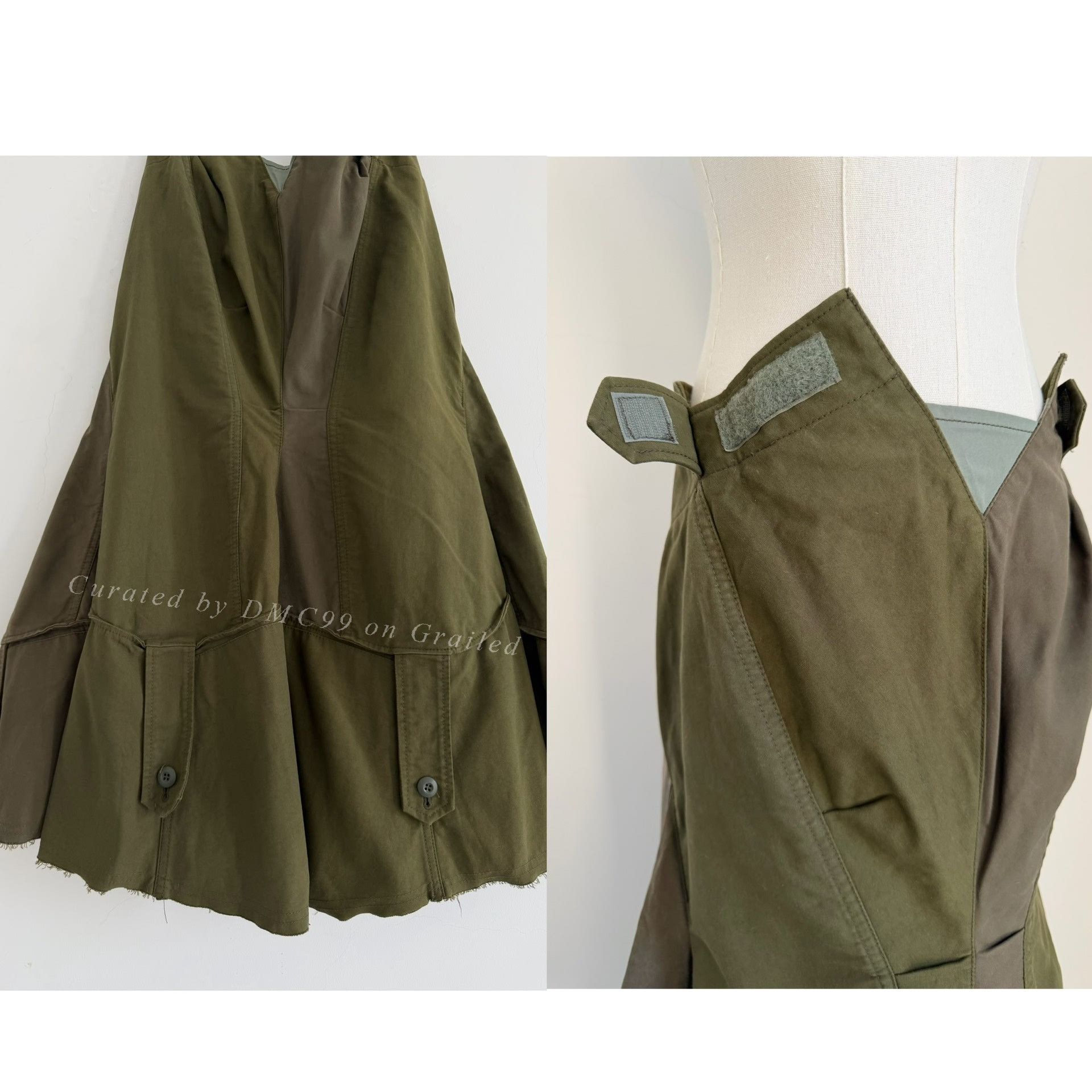 Junya Watanabe Junya Watanabe 2006 Military Deconstructed Skirt Size 34" / US 12 / IT 48 - 9 Thumbnail
