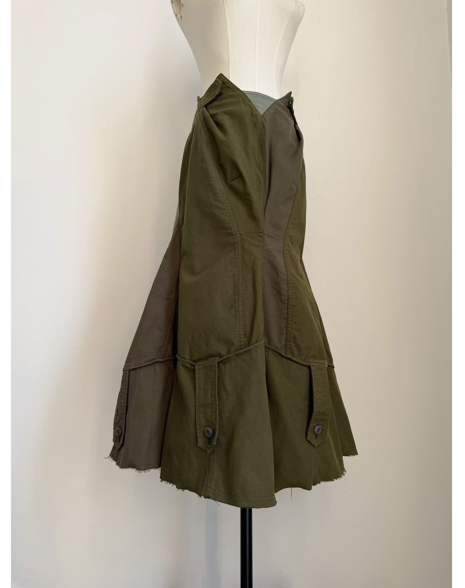 Junya Watanabe Junya Watanabe 2006 Military Deconstructed Skirt Size 34" / US 12 / IT 48 - 5 Thumbnail