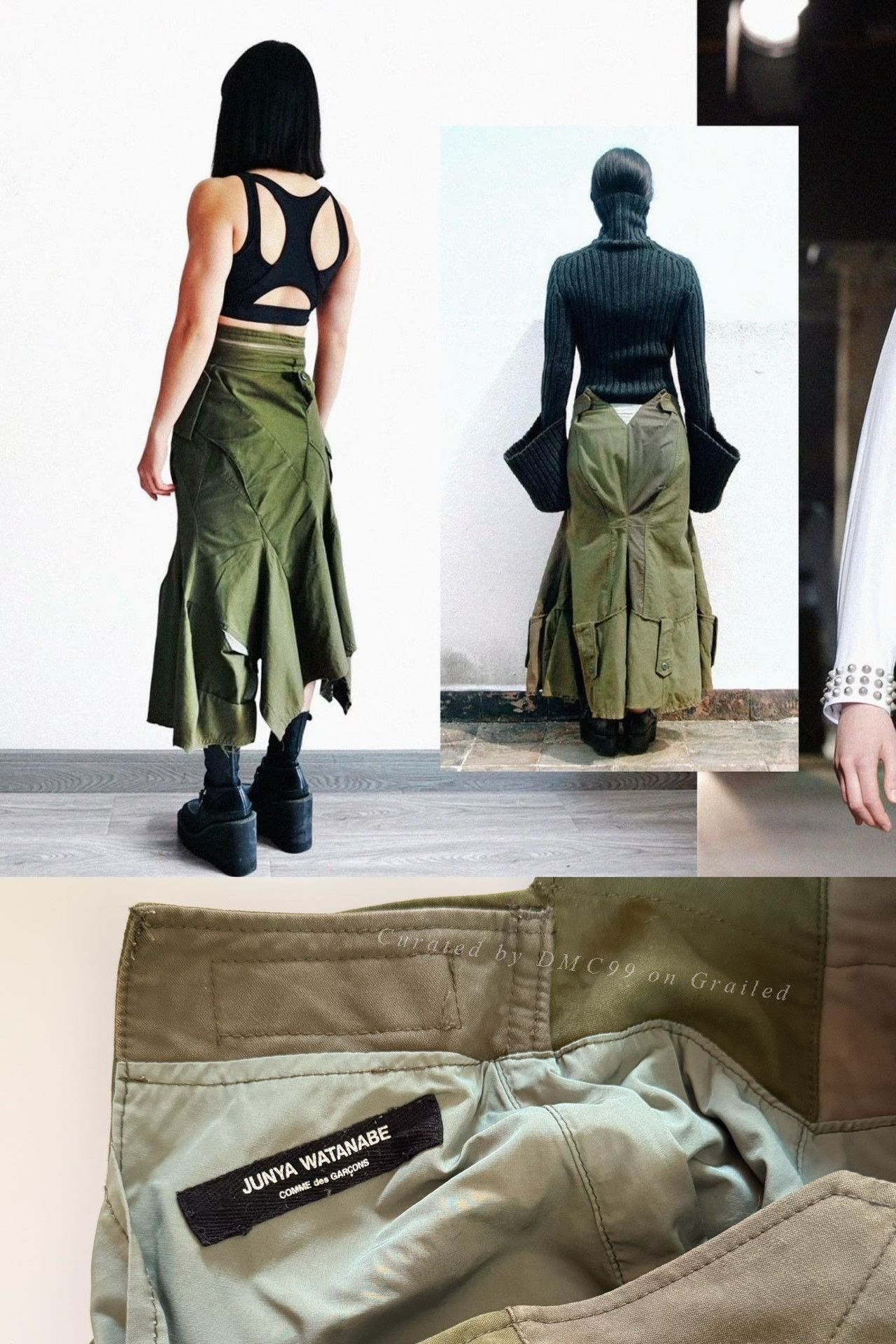 Junya Watanabe Junya Watanabe 2006 Military Deconstructed Skirt Size 34" / US 12 / IT 48 - 2 Thumbnail