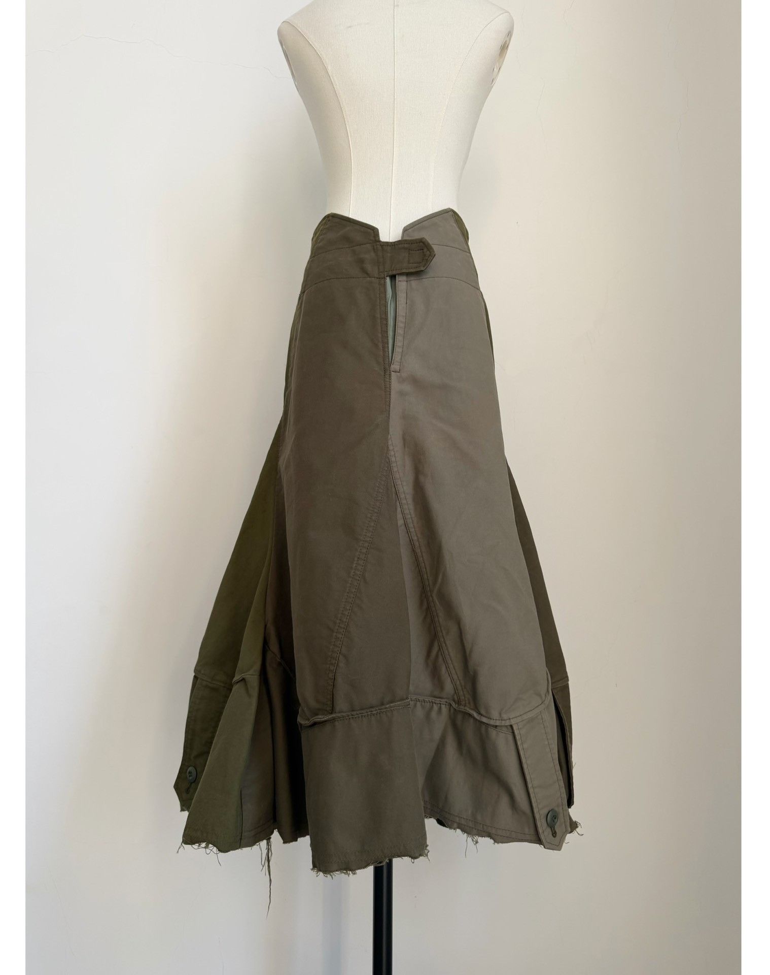 Junya Watanabe Junya Watanabe 2006 Military Deconstructed Skirt Size 34" / US 12 / IT 48 - 3 Thumbnail