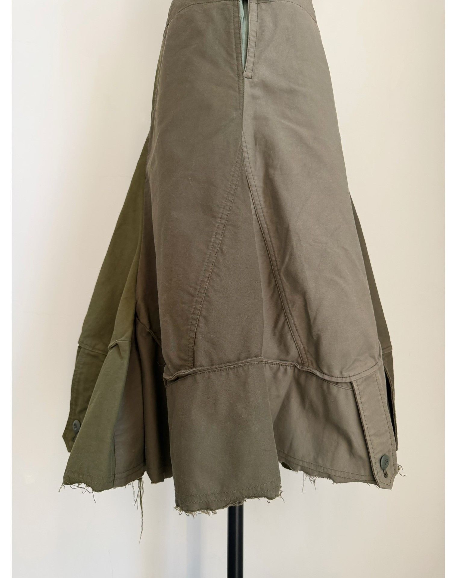 Junya Watanabe Junya Watanabe 2006 Military Deconstructed Skirt Size 34" / US 12 / IT 48 - 6 Thumbnail
