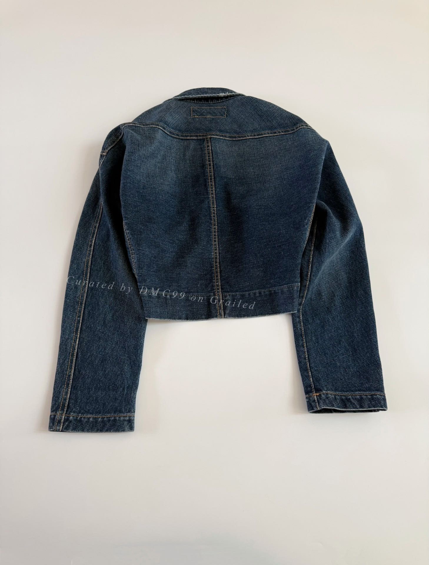 Comme des Garcons Comme des Garçons 2005 Tricot Deconstructed Denim Jacket Size S / US 4 / IT 40 - 6 Thumbnail
