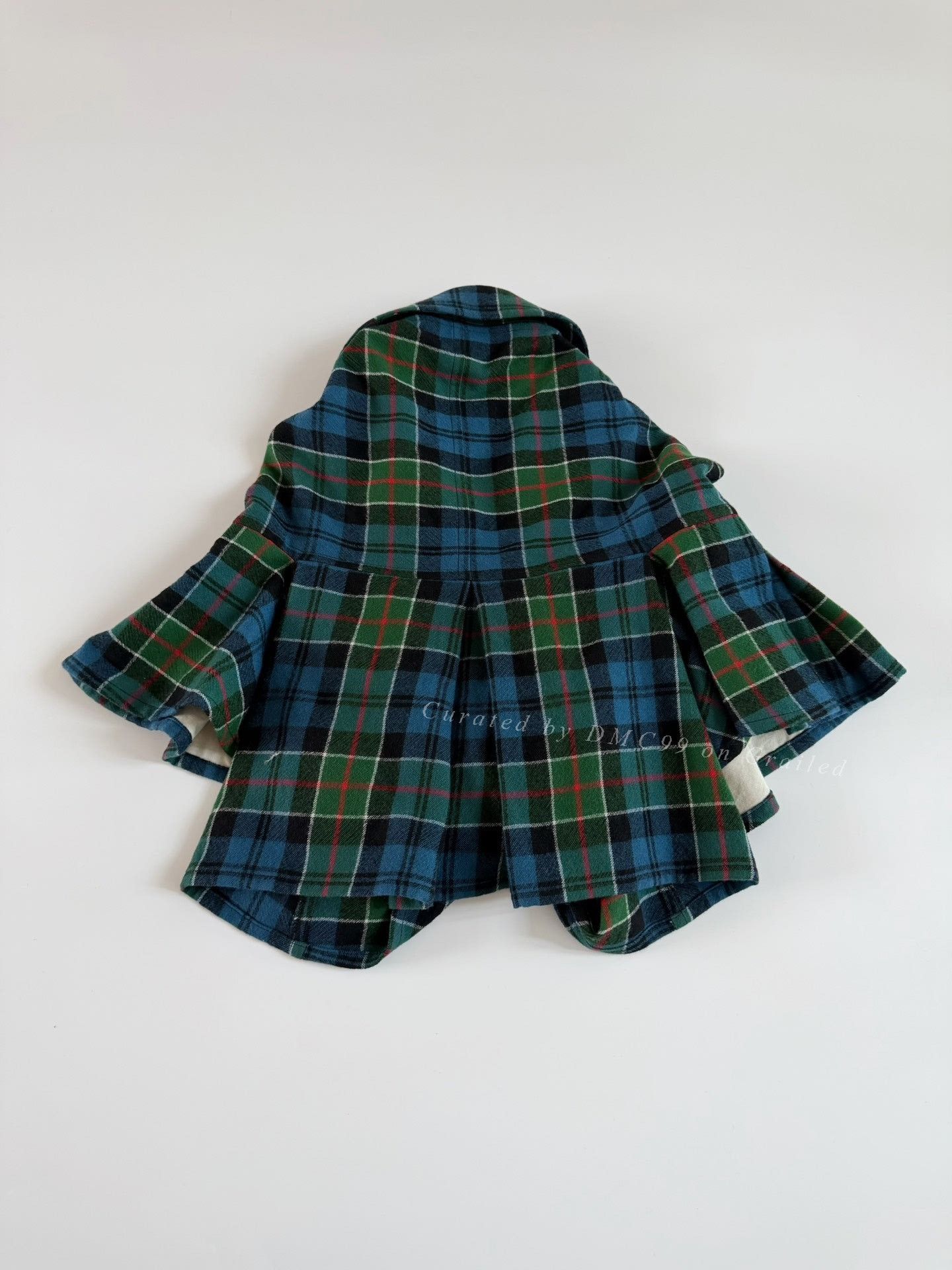 Comme des Garcons Comme des Garçons 2011 Tricot Plaid Cape Size M / US 6-8 / IT 42-44 - 6 Thumbnail