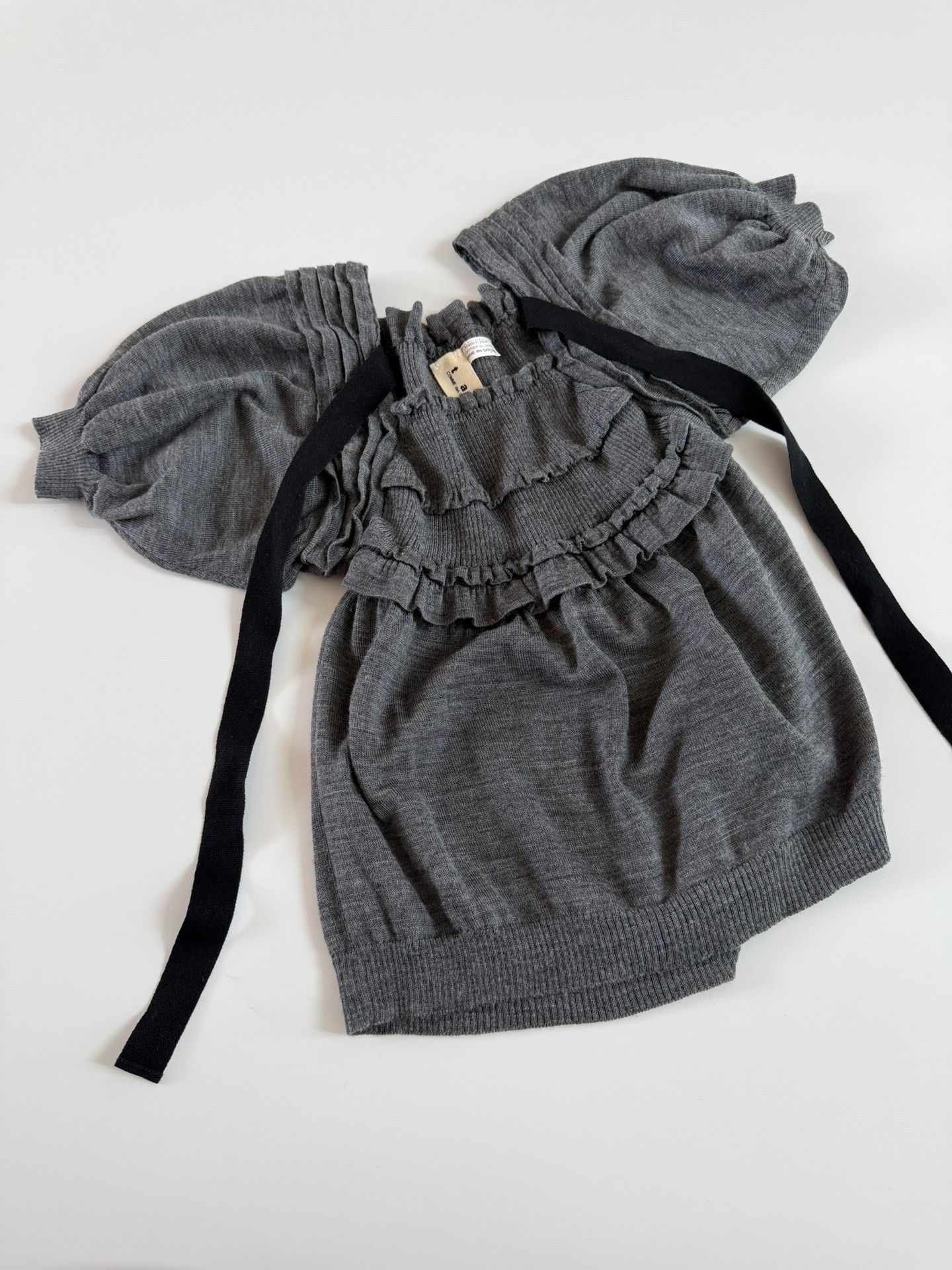 Comme des Garcons Comme des Garçons 2010 TAO Puff Sleeve Knit Size S / US 4 / IT 40 - 4 Thumbnail