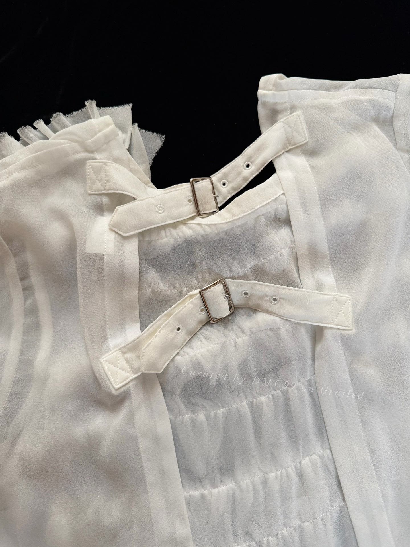Rei Kawakubo Comme des Garçons 2014 Mainline Pleated Short-Sleeve Top Size S / US 4 / IT 40 - 9 Thumbnail