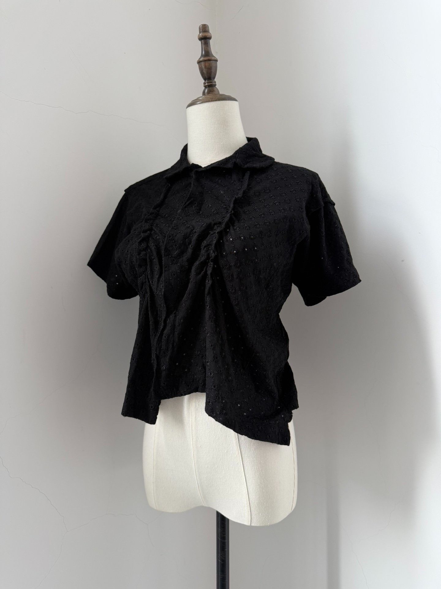 Comme des Garcons Comme des Garçons 2011 Tricot Embroidered Cotton Top Size S / US 4 / IT 40 - 6 Thumbnail