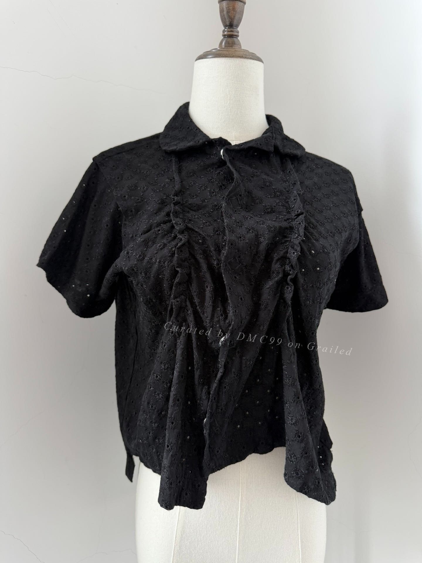 Comme des Garcons Comme des Garçons 2011 Tricot Embroidered Cotton Top Size S / US 4 / IT 40 - 2 Thumbnail