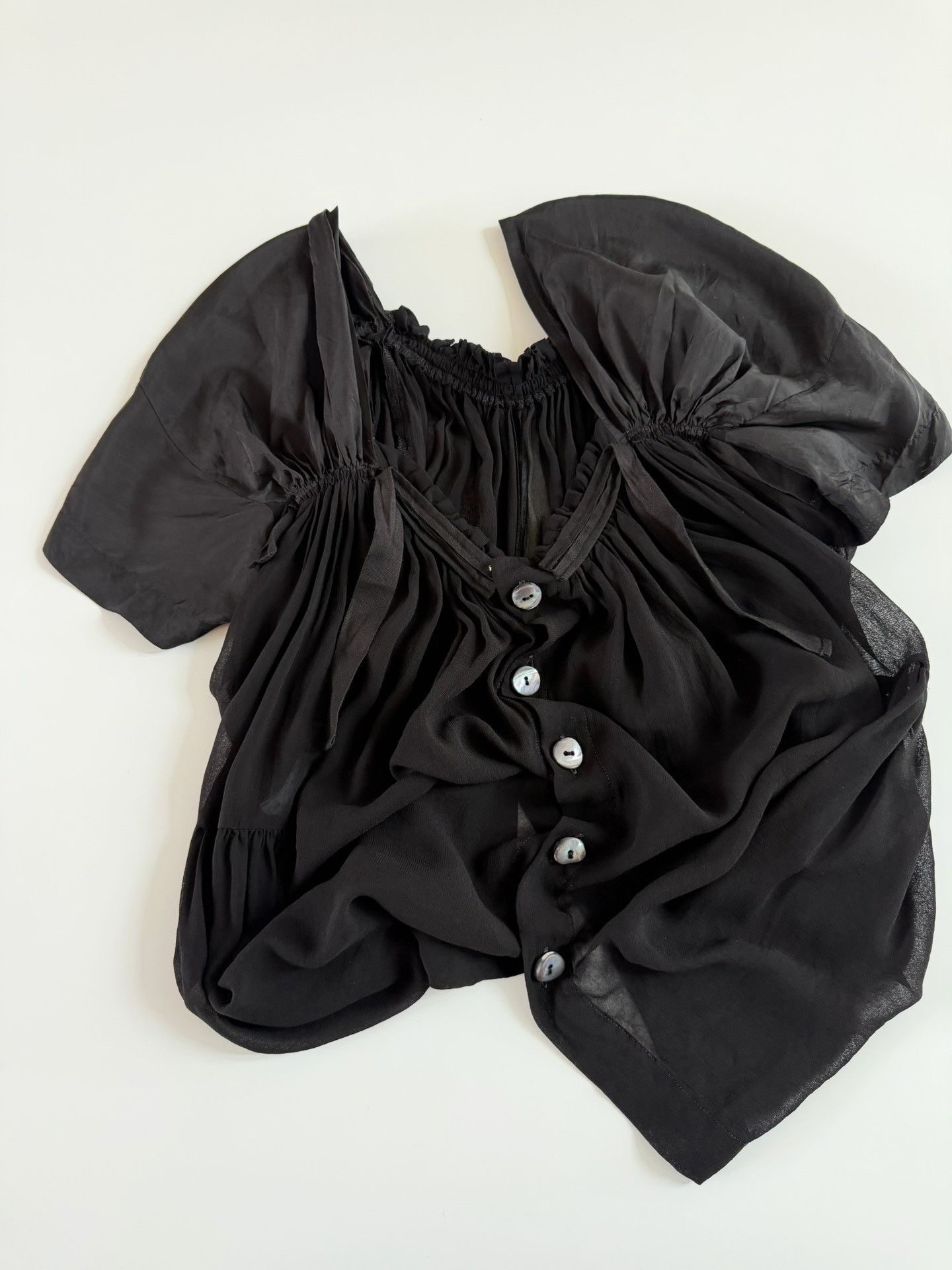 Comme des Garcons Comme des Garçons 2011 Tricot Short Sleeve Top Size M / US 6-8 / IT 42-44 - 5 Thumbnail