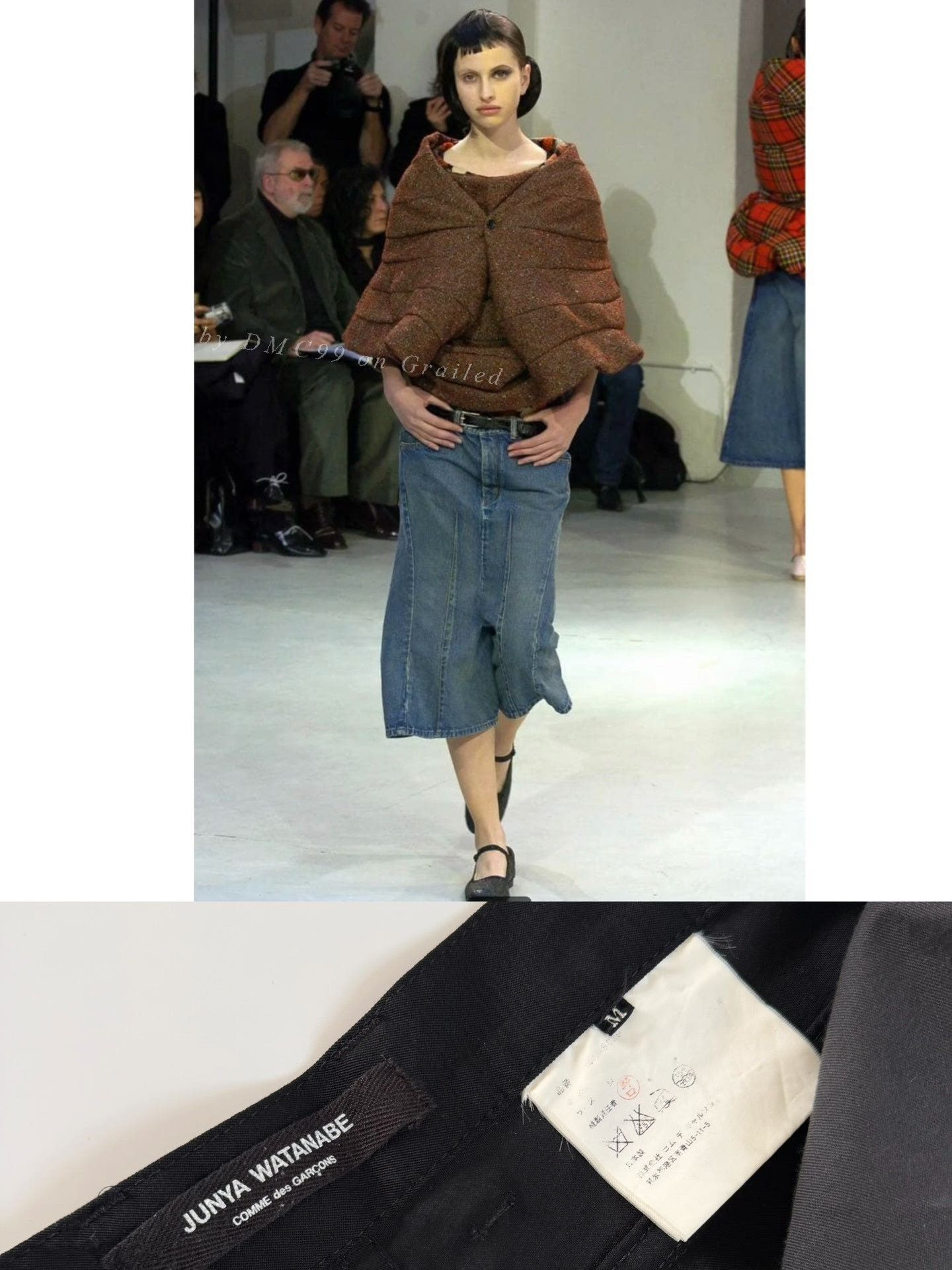 Junya Watanabe Junya Watanabe 2005 Distressed Low-Rise Pants Size US 28 / EU 44 - 2 Thumbnail