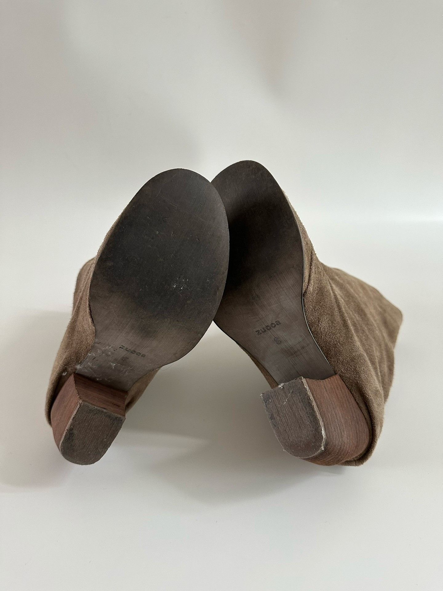 Zucca Zucca Vintage Suede Slouchy High-Heel Ankle Boots Size US 6 / IT 36 - 7 Thumbnail