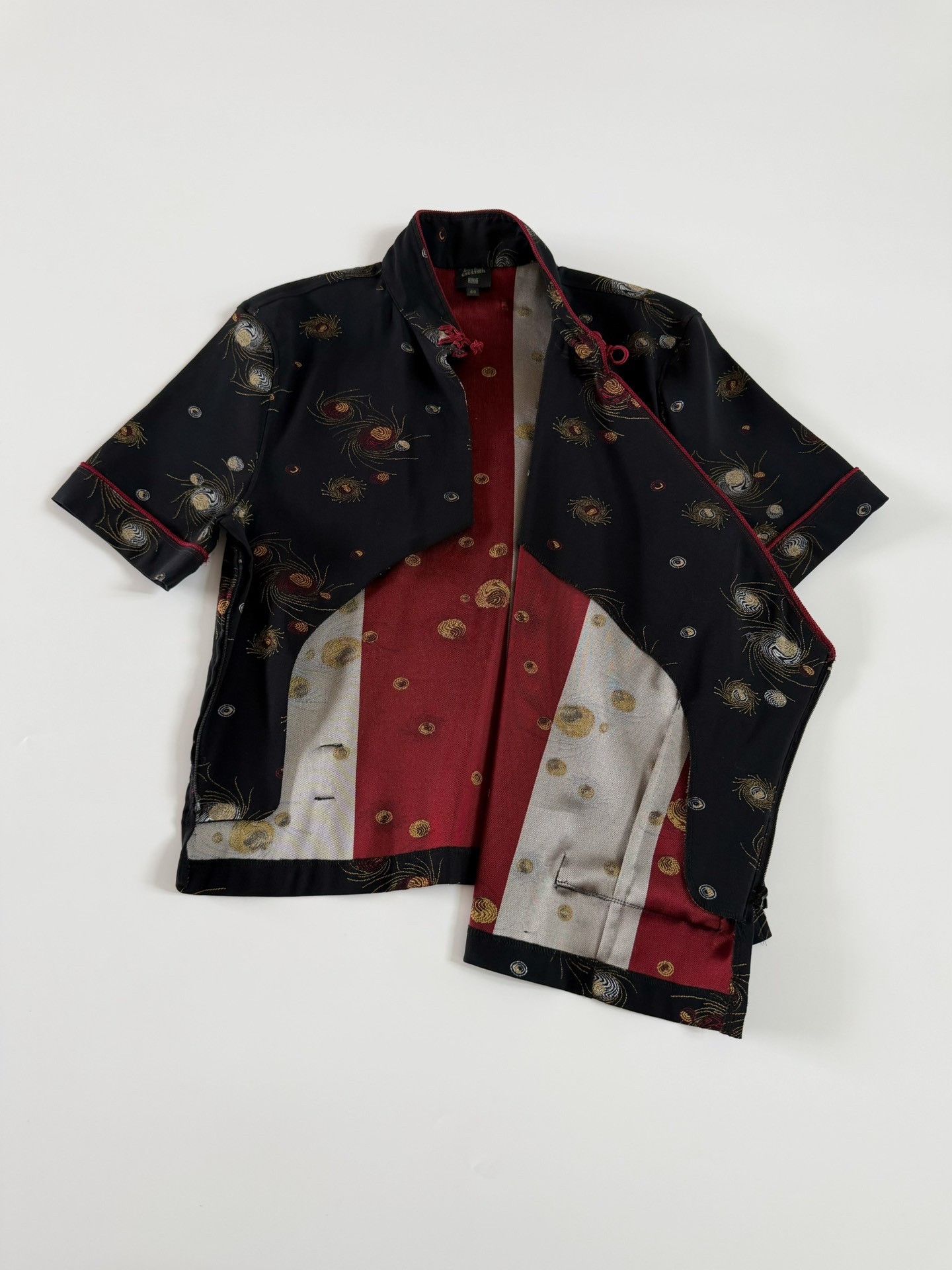 Jean Paul Gaultier Jean Paul Gaultier 1996 Runway Cheongsam Top Size L / US 10 / IT 46 - 3 Thumbnail