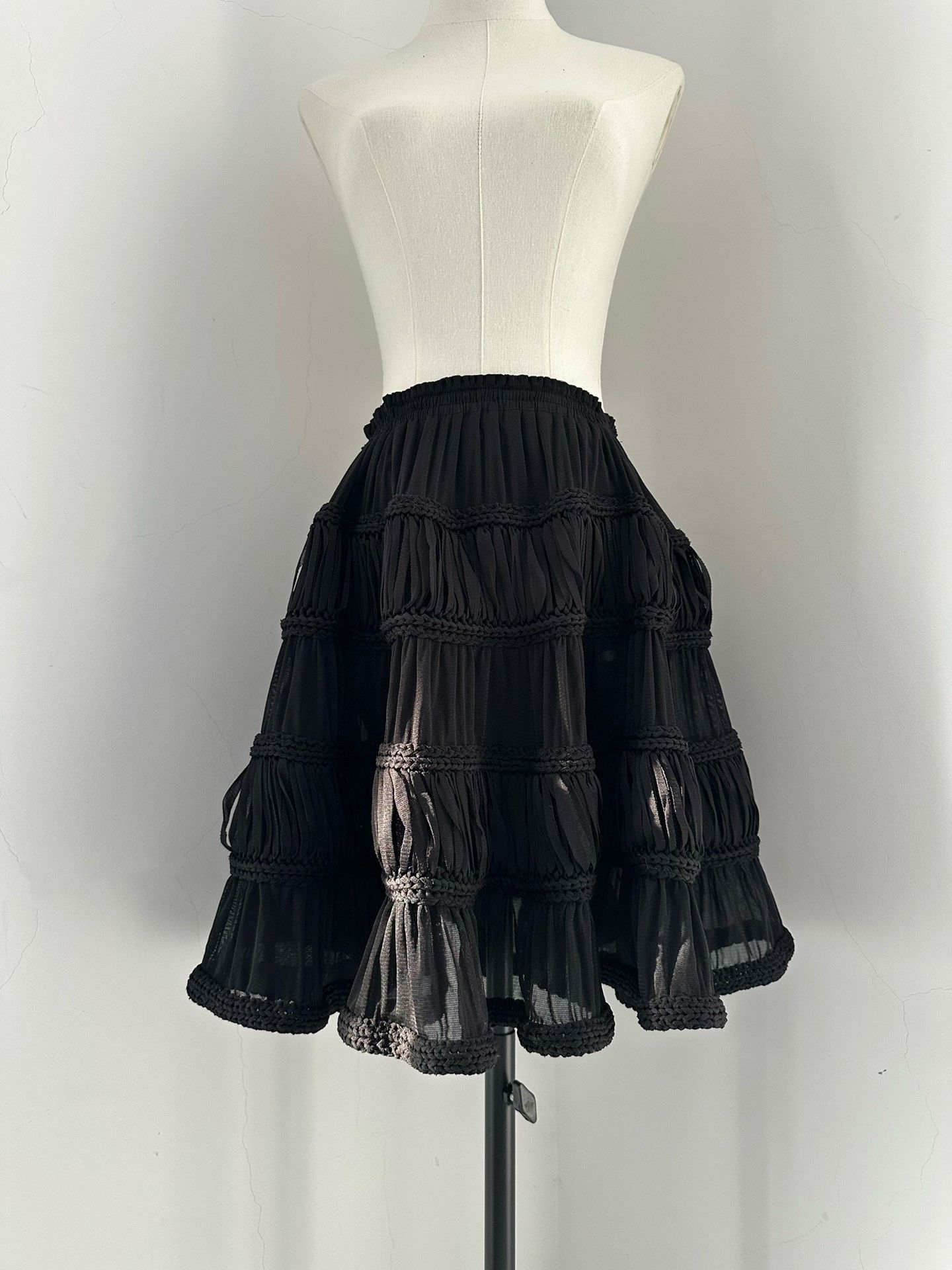 Jean Paul Gaultier Jean Paul Gaultier Vintage Tiered Skirt Size 40" / US 18 - 5 Thumbnail