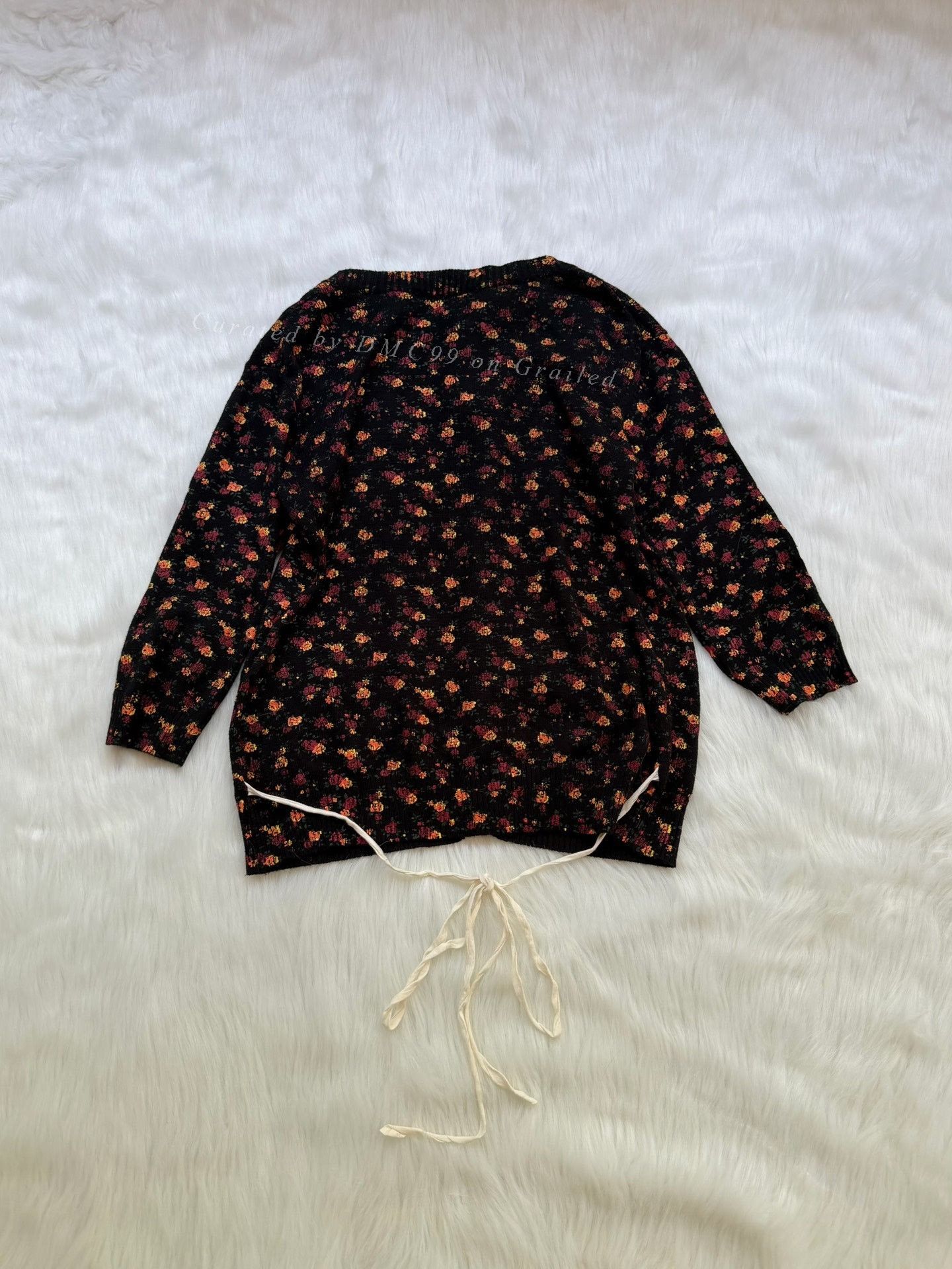 Jun Takahashi Undercover 2004 Jun Takahashi Floral Knit Top Size M / US 6-8 / IT 42-44 - 4 Thumbnail