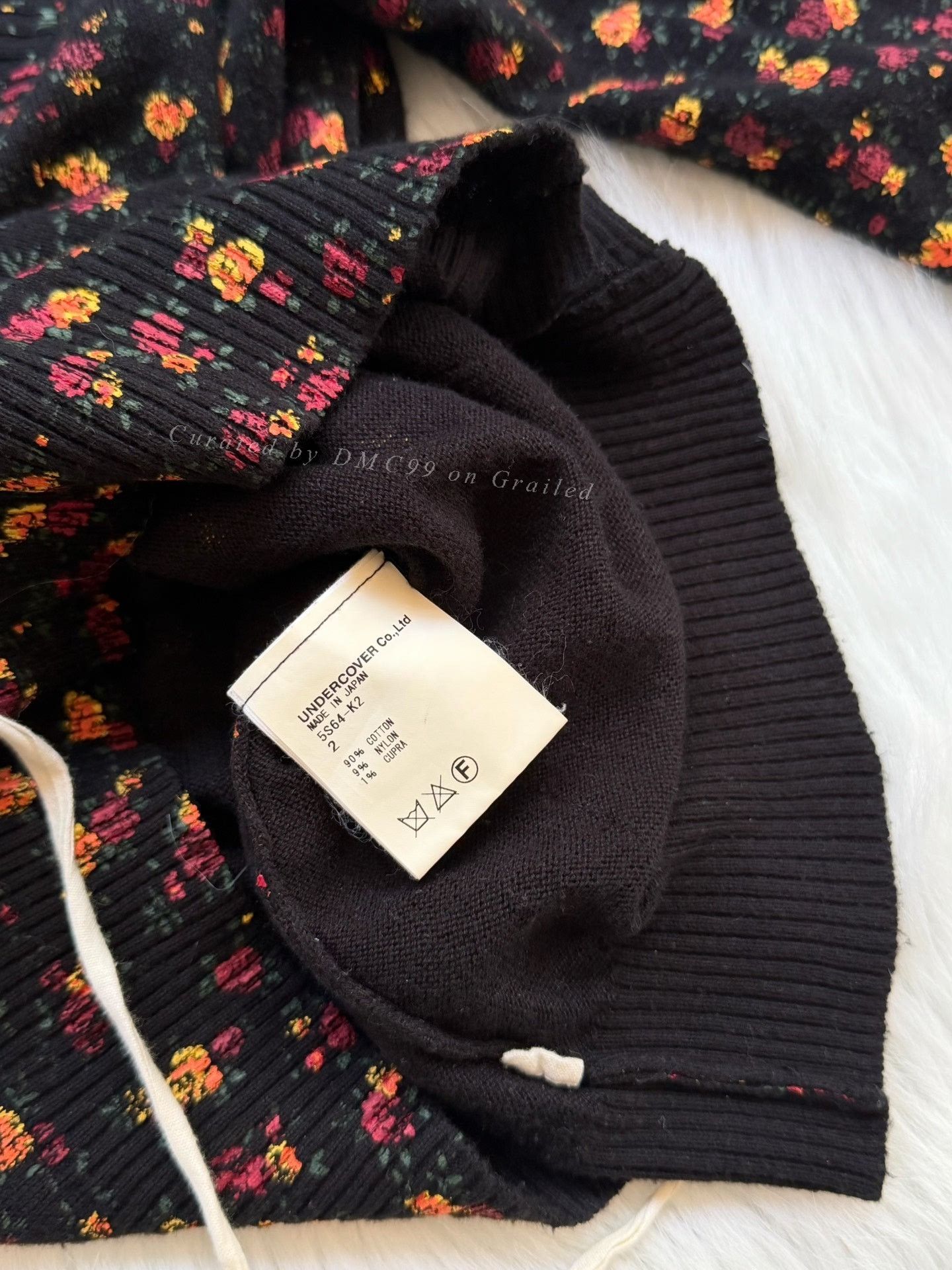 Jun Takahashi Undercover 2004 Jun Takahashi Floral Knit Top Size M / US 6-8 / IT 42-44 - 6 Thumbnail