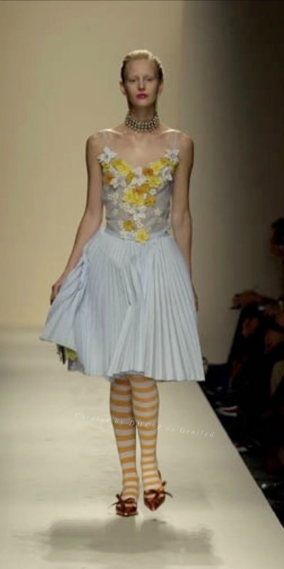 Moschino Moschino 2001 3D Flower Knit Short Sleeve Size S / US 4 / IT 40 - 2 Thumbnail