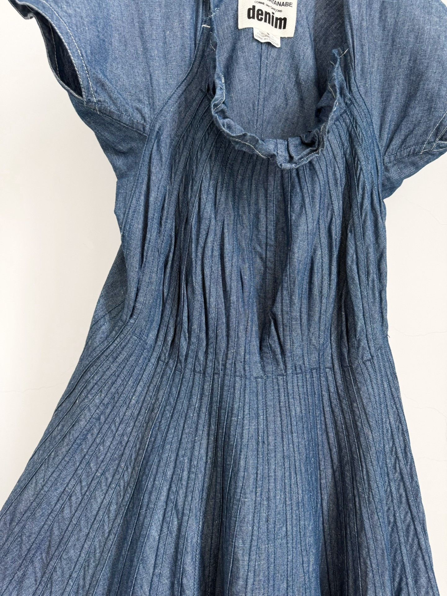 Junya Watanabe Junya Watanabe 2002 Reissue Denim Dress Size S / US 4 / IT 40 - 7 Thumbnail