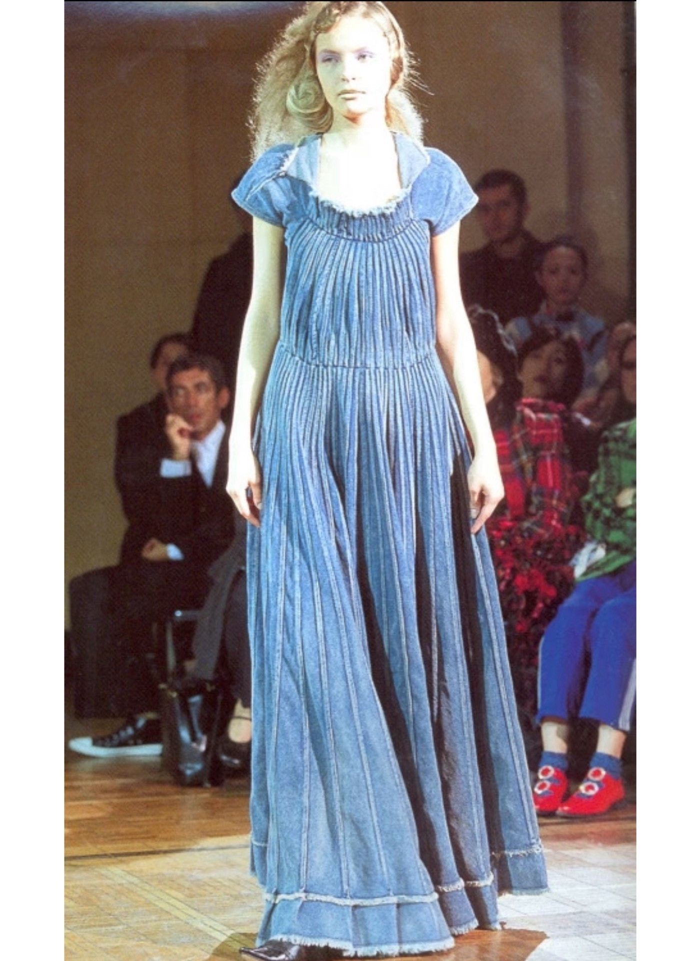 Junya Watanabe Junya Watanabe 2002 Reissue Denim Dress Size S / US 4 / IT 40 - 2 Thumbnail