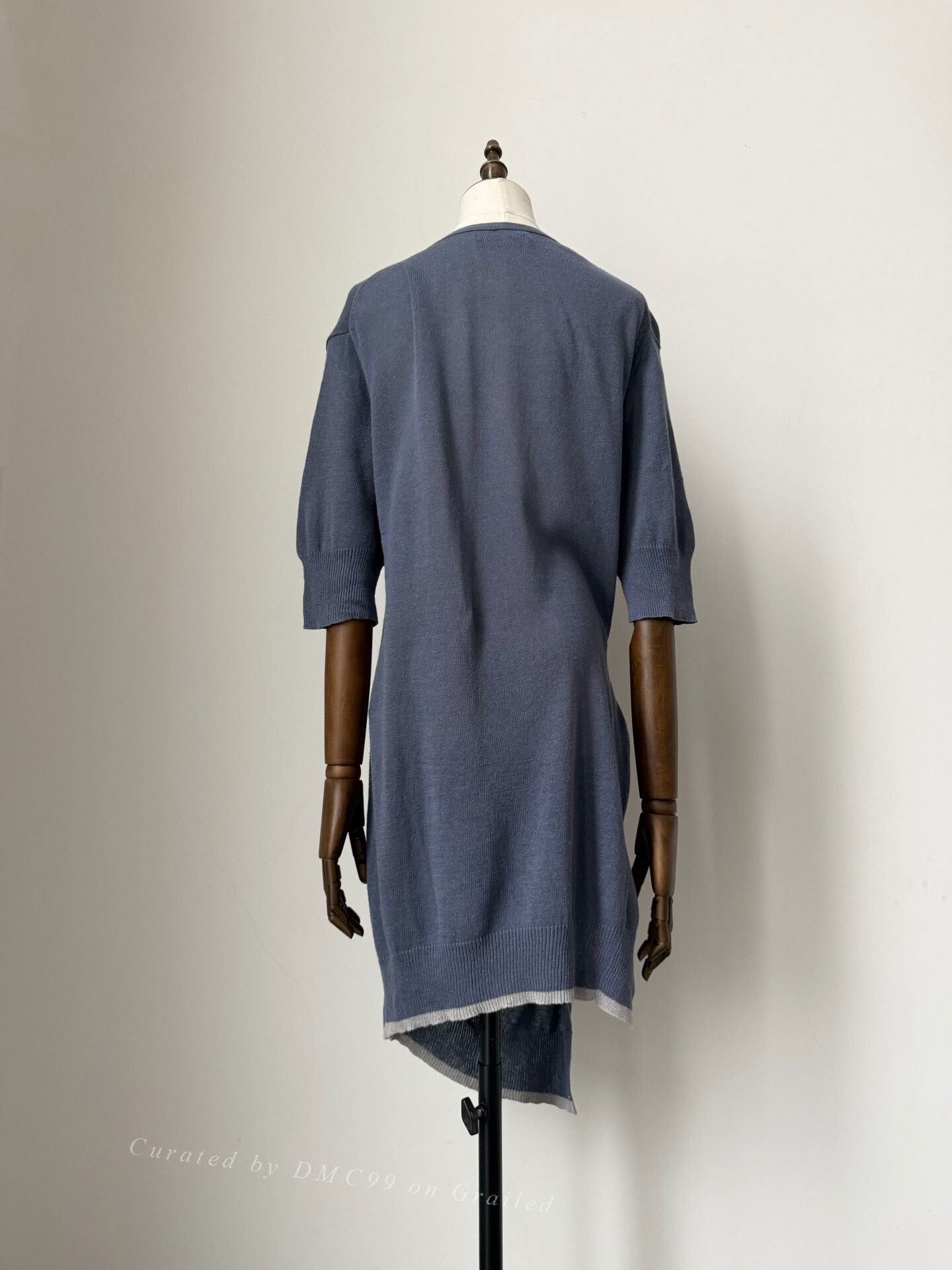 Yohji Yamamoto Yohji Yamamoto Y's Gray-Blue Knit Top Size US M / EU 48-50 / 2 - 4 Thumbnail