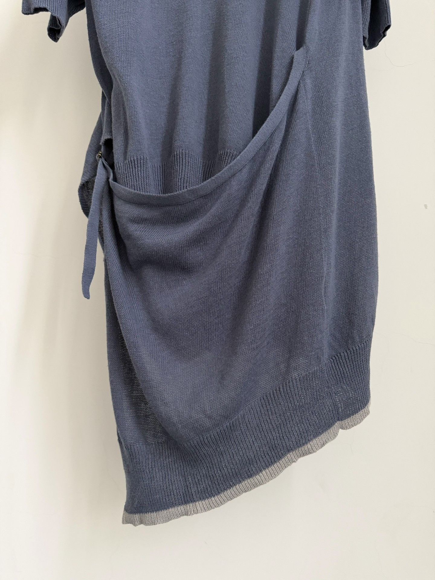 Yohji Yamamoto Yohji Yamamoto Y's Gray-Blue Knit Top Size US M / EU 48-50 / 2 - 8 Thumbnail